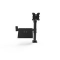 PayPost Counter Top Mount with Keyboard Holder and VESA Bracket