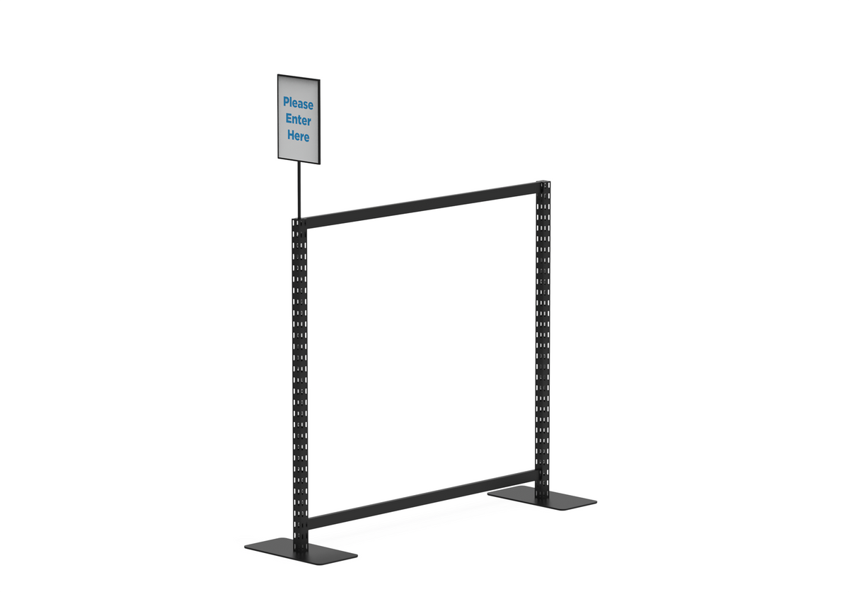 InQ Narrow Bay with A4 Sign Holder