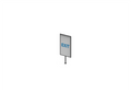 InQ A4 Sign Holder, 400 mm Post