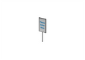 InQ A4 Sign Holder, 500 mm Post
