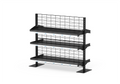 InQ Wide Bay with Flat Metal Shelves