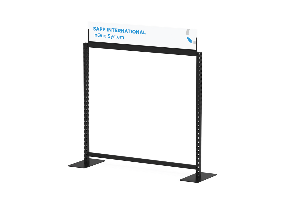 InQ Wide Bay with Header Sign Holder A