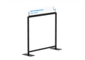 InQ Narrow Bay with Header Sign Holder A