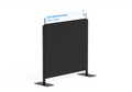 InQ Narrow Pegboard Bay with Header Sign Holder B