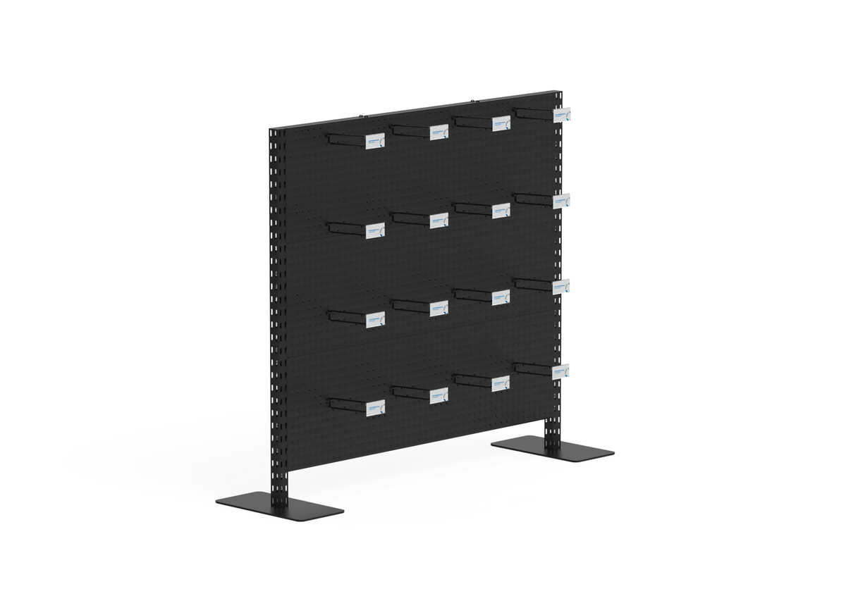 InQ Narrow Pegboard Bay with Hooks