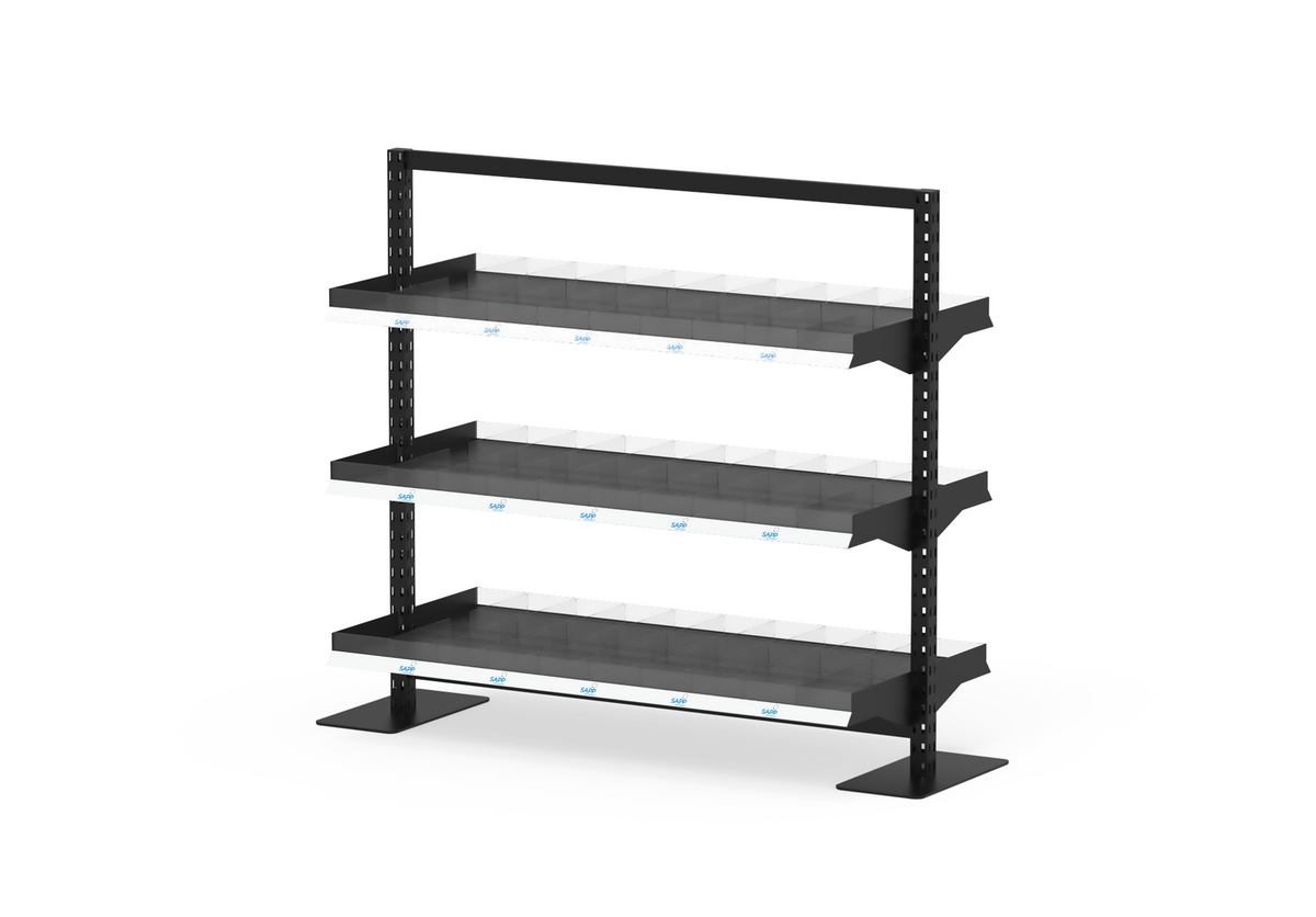 InQ Wide Bay with Shelves and Gap Covers