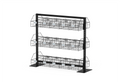 InQ Wide Bay with Wire Basket Shelves