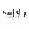 PayPost Counter Top Mount with Keyboard Holder, VESA Bracket, POS Holder and Short Arm Module