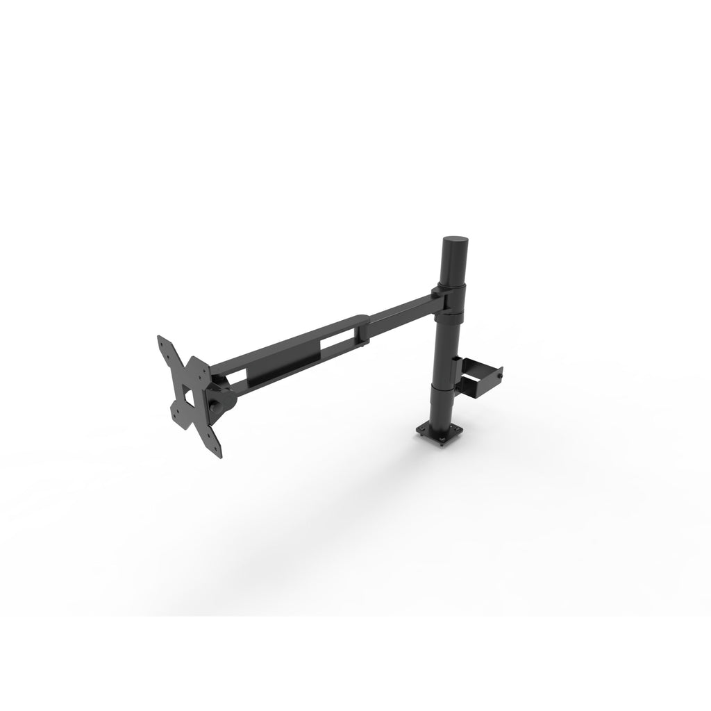 PayPost Counter Top Mount with Long Folding Arm VESA Bracket and Reinforcement Bracket