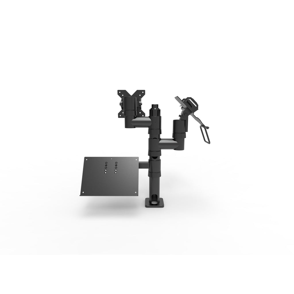 PayPost Counter Top Mount with POS and VESA Bracket, Keyboard Holder